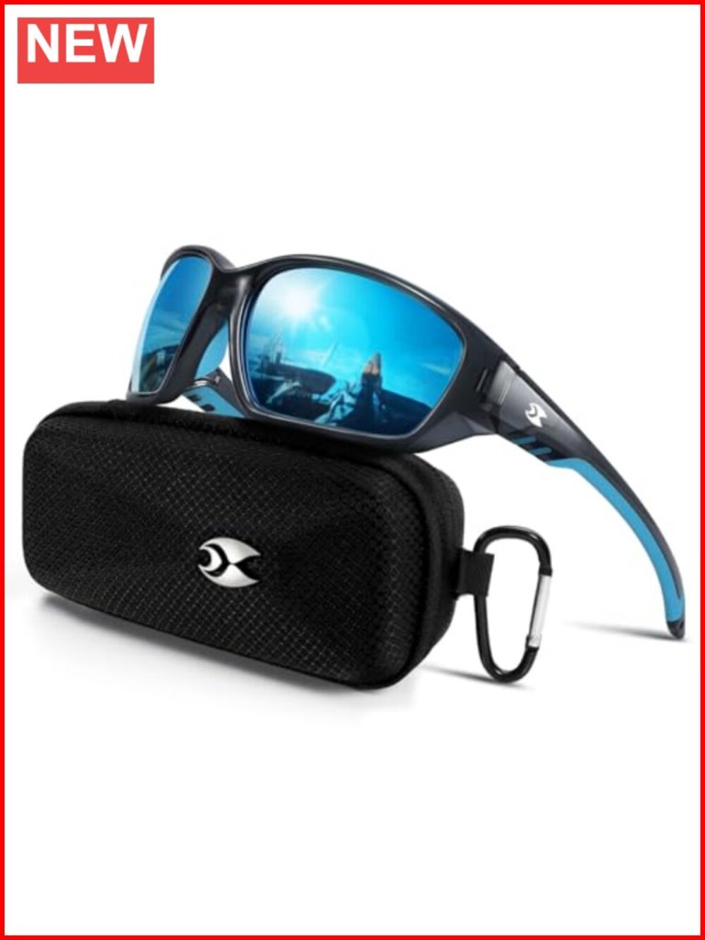 Polarized Sports Sunglasses UV400 Wrap Around TR90 Frame Unisex